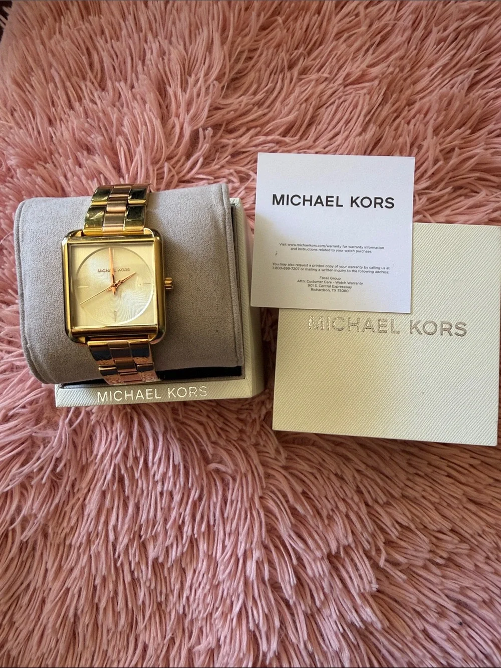 Michael Kors lake squeak Gold-tone watch